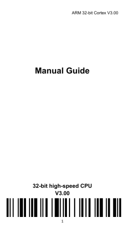 ARM 32-bit Cortex V3.00 Manual Guide 32-bit high