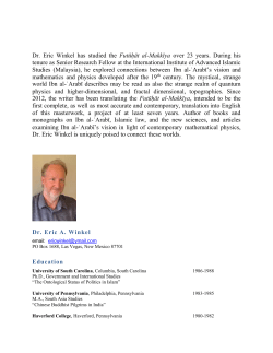 Dr. Eric A. Winkel