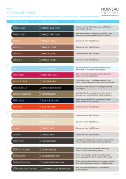 Nouveau Contour A to Z Pigment Guide v1.2