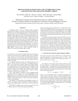 speech overlap detection and attribution using