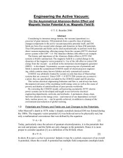 On the Asymmetrical Aharonov-Bohm Effect and Magnetic Vector