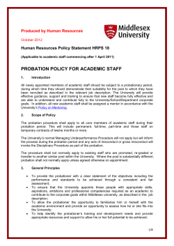 annex a - Middlesex University