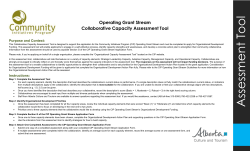 Collaborative Capacity Assessment Tool