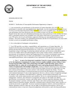 Official Memorandum Template
