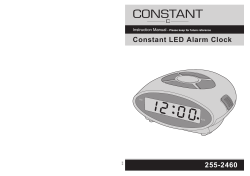 Constant LED Alarm Clock 255-2460