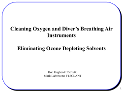 Cleaning and Calibration