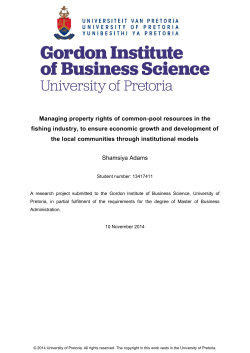 Managing property rights of common-pool resources in the fishing