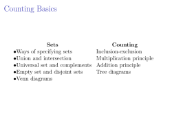 Counting Basics