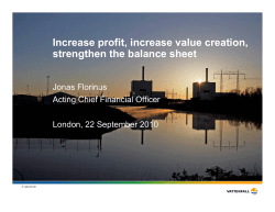 Increase profit, increase value creation, strengthen the