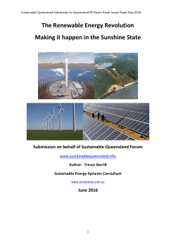 The Renewable Energy Revolution Making it happen in the