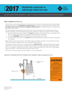 H 2017 Residential conversion to natural gas meter turn-ons
