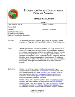 Policy and Procedure