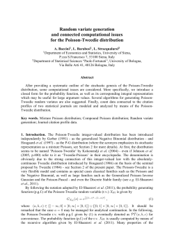 Random variate generation and connected