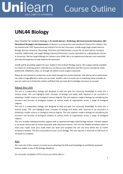UNL44 Biology