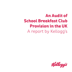 An Audit of School Breakfast Club Provision in the UK