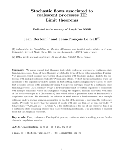 Stochastic flows associated to coalescent processes III: Limit theorems
