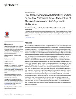 Flux Balance Analysis with Objective Function Defined by
