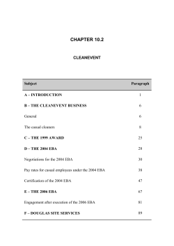 Cleanevent - Trade Union Royal Commission