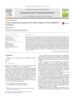 A linear programming approach for linear programs