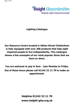 Lighting - Insight Gloucestershire