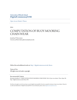 computation of buoy mooring chain wear