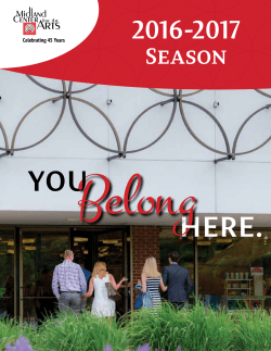 2016-17 Season Brochure - Midland Center for the Arts