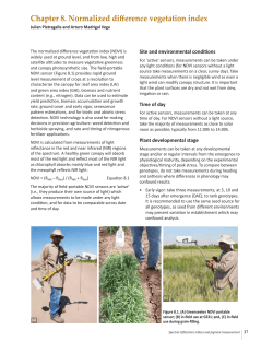 Chapter 8. Normalized difference vegetation index