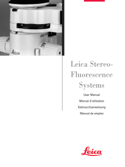 Leica Stereo- Fluorescence Systems