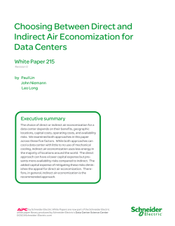 Choosing Between Direct and Indirect Air Economization for