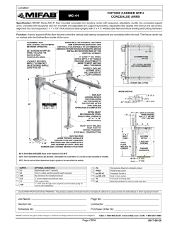 fixture carrier with concealed arms