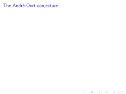 The Andr&eacute;-Oort conjecture