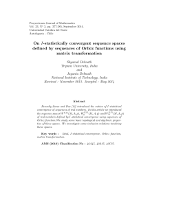 On I-statistically convergent sequence spaces defined by
