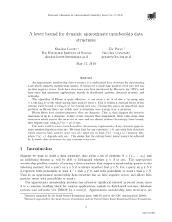 A lower bound for dynamic approximate membership data structures
