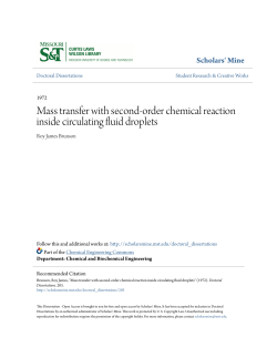 Mass transfer with second-order chemical reaction inside circulating