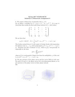 Spring 2017 MATH 63CM Solutions to Homework Assignment 6 1