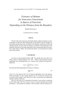 Existence of Minima for Nonconvex Functionals in Spaces of