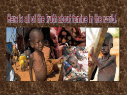 Food is not a problem. The trouble is in economy.