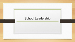 School Leadership - Boone County Schools