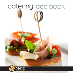 catering idea book - Maryville College ​Dining Services