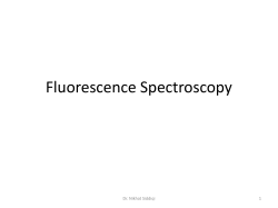 Fluorescence Spectroscopy