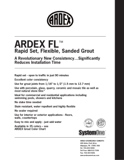 ardex fl - ARDEX Americas