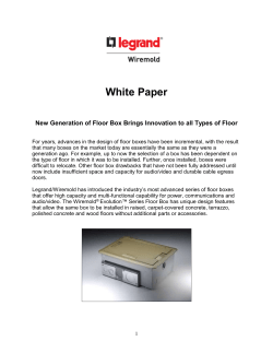 Evolution Series Floor Box