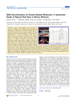 SERS Discrimination of Closely Related Molecules