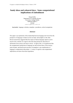 AI Review paper - Cognitive Science Research Group
