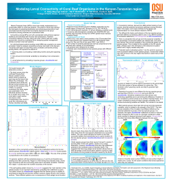 Modeling Larval Connectivity of Coral Reef Organisms in
