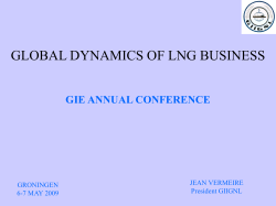 Developments in the Global LNG Market