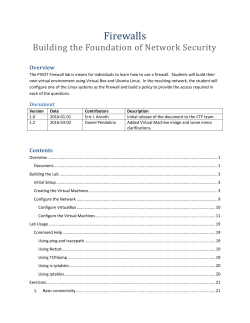 Enable the firewall rules.