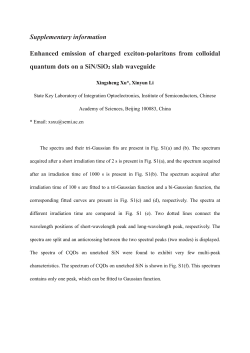 Supplementary information