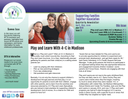 Play and Learn With 4-C in Madison