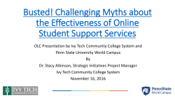 Busted! Challenging Myths about the Effectiveness of Online
